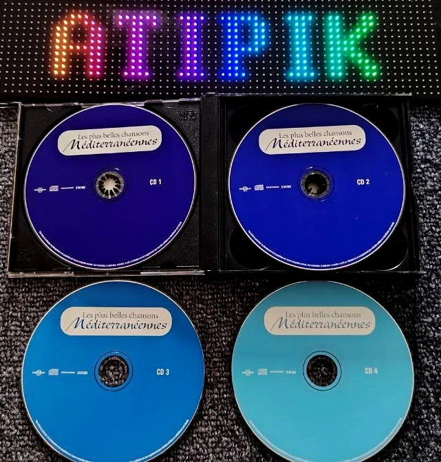 ⚡ Um conjunto de 4 CDs para ter: As mais belas canções mediterrâneas ♪ – photo 3